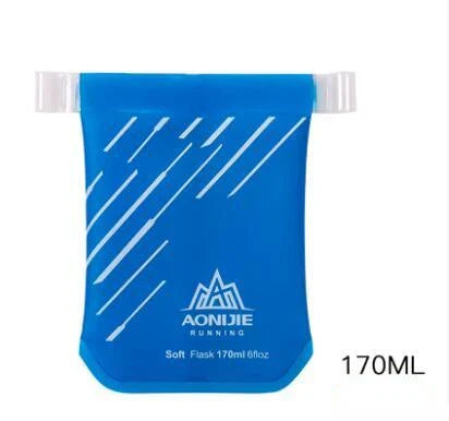 AONIJIE Soft Flask Water Bottle — 250ml/500ml Folding, Collapsible, TPU BPA-Free for Running Hydration Packs, Waist Bags & Vests (SD09/SD10)