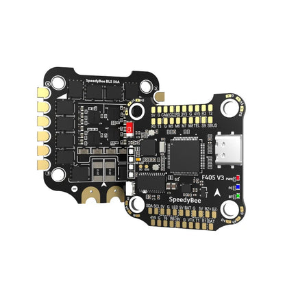 SpeedyBee F405 V3 BLS FC & ESC Stack - 50A/60A V4 BLS 55A/60A, 30x30 Flight Controller and ESC Combo