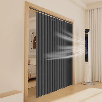 Extra Large Blackout Waterproof Curtain – Thermal Insulated Sliding Door & Shower Drapes for Living Room & Bedroom