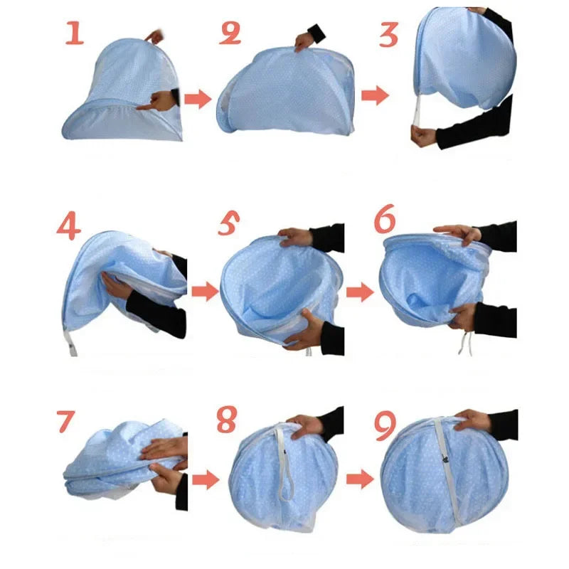 Portable Baby Mosquito Net Bed - Foldable Newborn Travel Sleep Tent for Infants 0-3 Years
