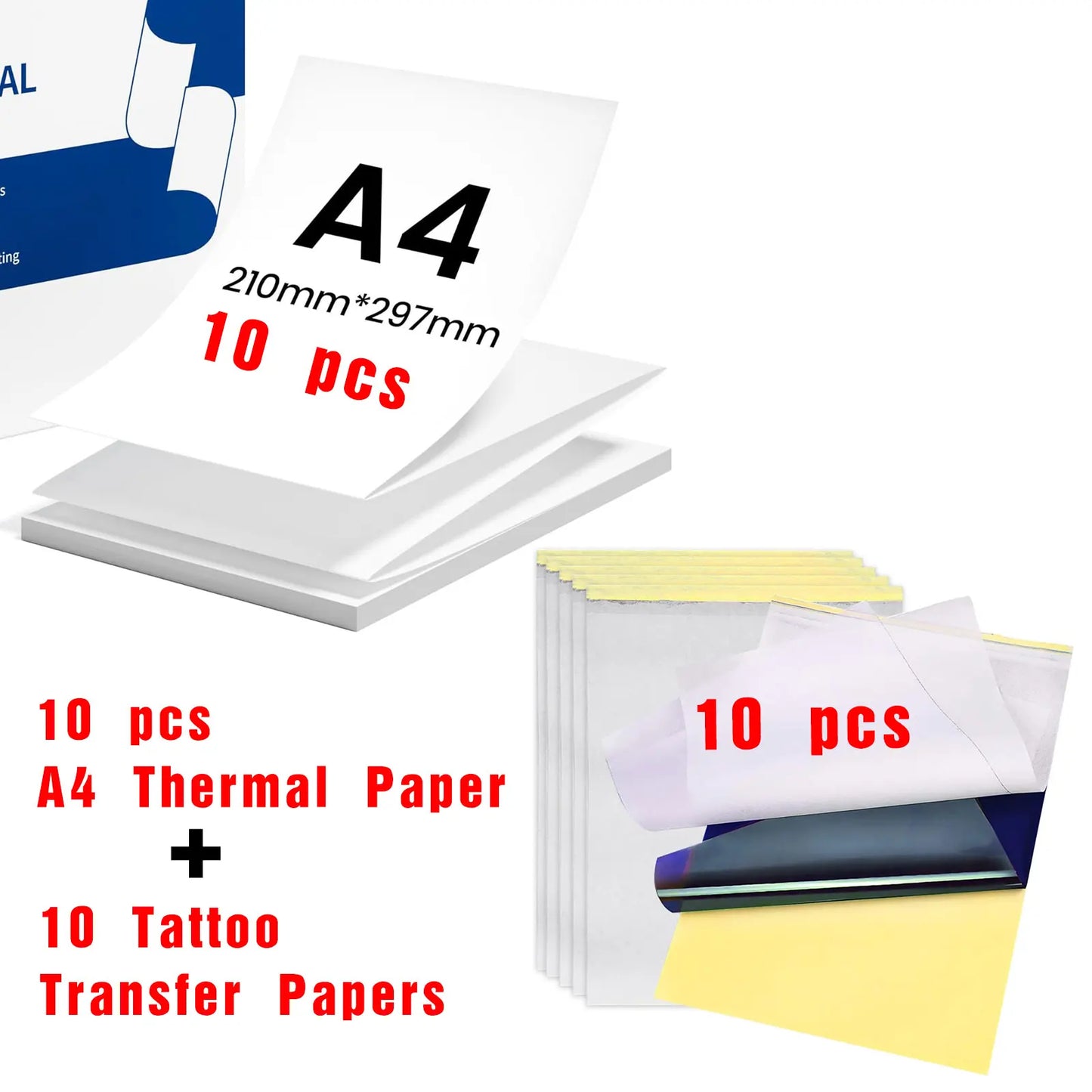 Portable Thermal Tattoo Stencil Printer – A4 Wireless Bluetooth Photo & PDF Printing from Smartphone
