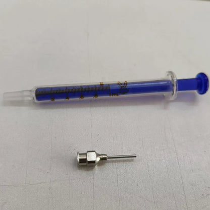 RELIFE 5ml/10ml Glass Flux Syringe – Precision Metal Needle BGA PCB Soldering & Mobile Phone Repair Tool
