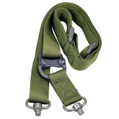 Adjustable MS4 Rifle Sling — QD Metal Swivel, 2-Point Tactical Nylon Strap for Airsoft, Hunting & Multi-Mission Weapon Use