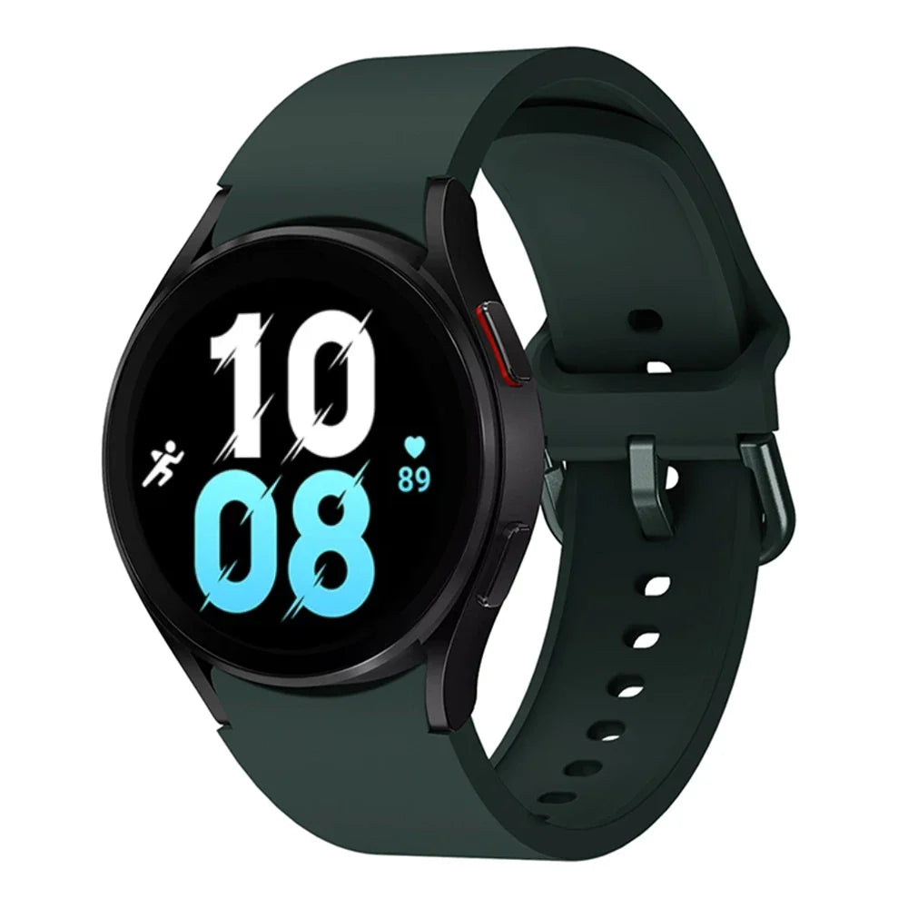 Silicone Replacement Strap for Samsung Galaxy Watch – Sport Bands for Watch 4, 5, 6, 7 (40-47mm)