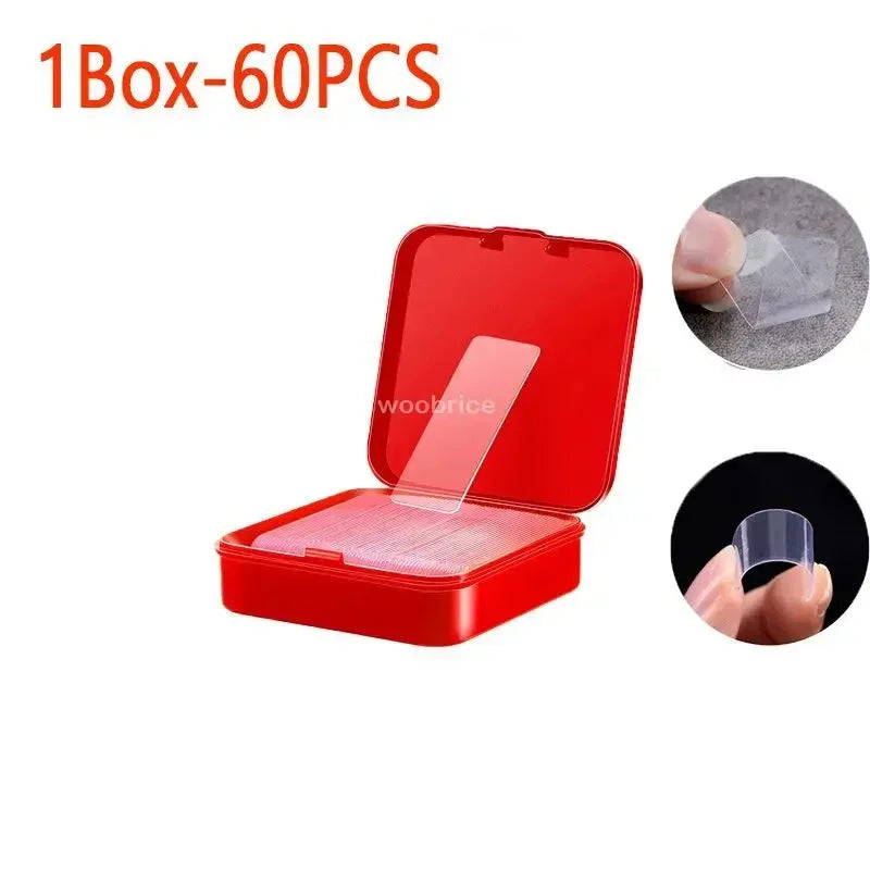 Double-Sided Nano Adhesive Tape – Reusable Super Strong Transparent Waterproof Wall Mount Sticker