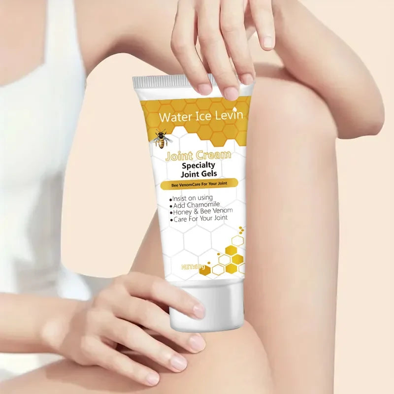Bee Venom Joint Cream - Hypoallergenic Soothing Moisturizing Lotion with Light Fragrance for All Skin Types