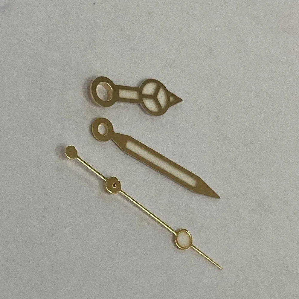 Blue Luminous Watch Hands for NH35/NH36 Movement – 3-Hand Custom 904L Stainless Steel Replacement for Japan Watches