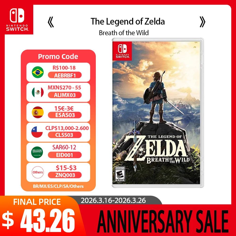 The Legend of Zelda: Breath of the Wild – Standard Edition for Nintendo Switch | Adventure Action RPG Game