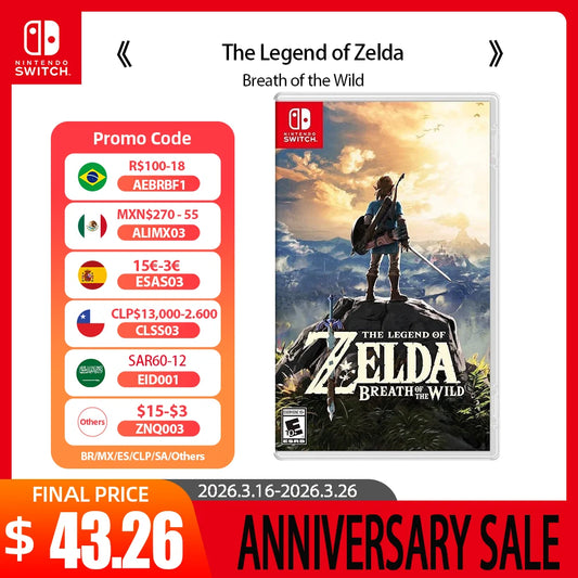 The Legend of Zelda: Breath of the Wild – Standard Edition for Nintendo Switch | Adventure Action RPG Game