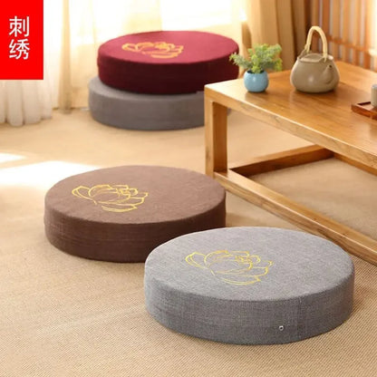 40x6cm Yoga Meditation Cushion – Firm PEP Backrest Pillow, Japanese Tatami Mat, Removable & Washable