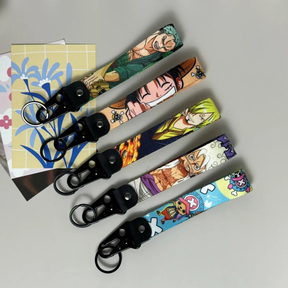 One Piece Eagle Beak Keychain Lanyard – Anime Manga Badge Holder & USB Pendant Accessories