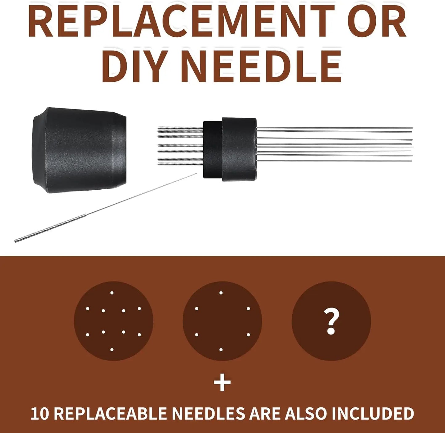 Upgraded WDT Tool for Breville Barista – Espresso Needle with Powerful Magnet & Replacement Needle