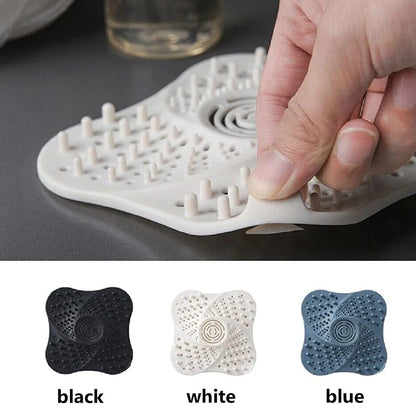 Anti-Blocking Hair Catcher and Stopper Plug - Shower Floor Drain Cover, Sink Strainer Filter for Bathroom and Kitchen Accessories