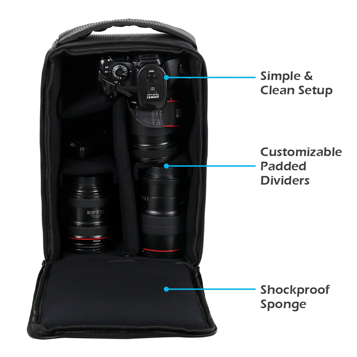 Waterproof DSLR Camera Backpack – Multi-Functional Outdoor Bag for Nikon, Canon, and Digital Camera Gear