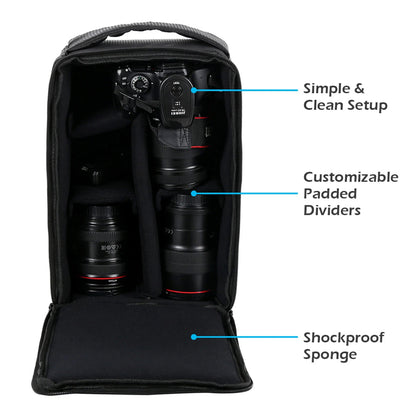Waterproof DSLR Camera Backpack – Multi-Functional Outdoor Bag for Nikon, Canon, and Digital Camera Gear