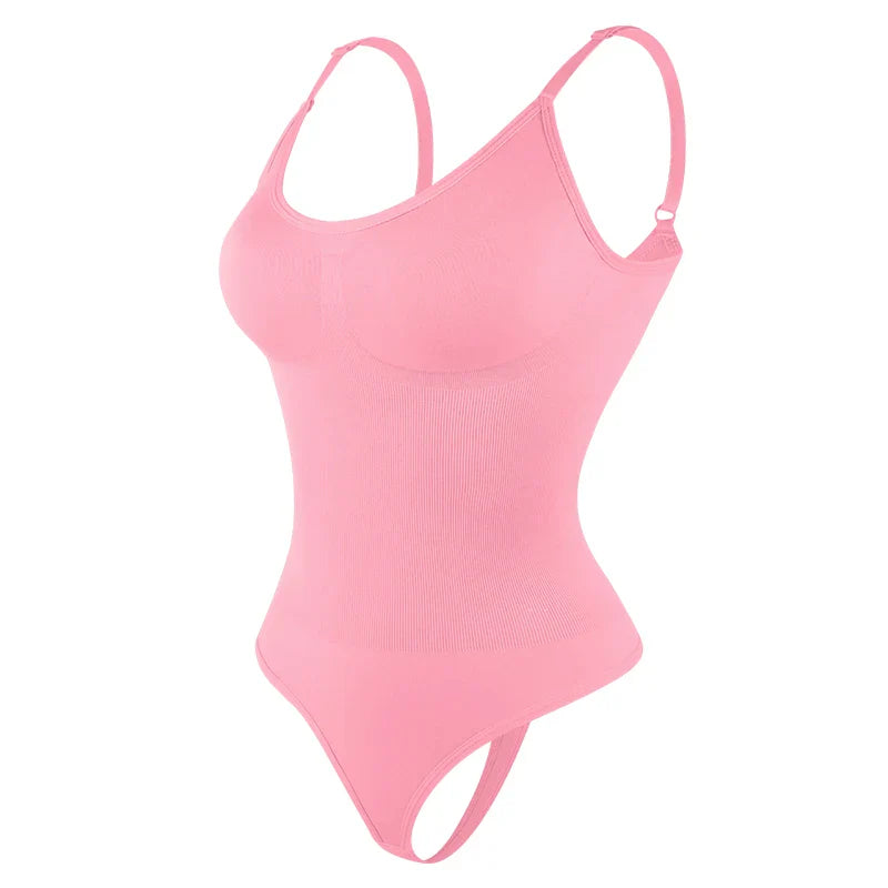 Women’s Full Body Shapewear Bodysuit – Smoothing Thong Body Shaper Sculpting Slimming Underwear