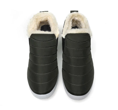 Men’s Winter Ankle Boots — Warm Fur Lined Snow Boots, Casual Shoes for Men and Couples
