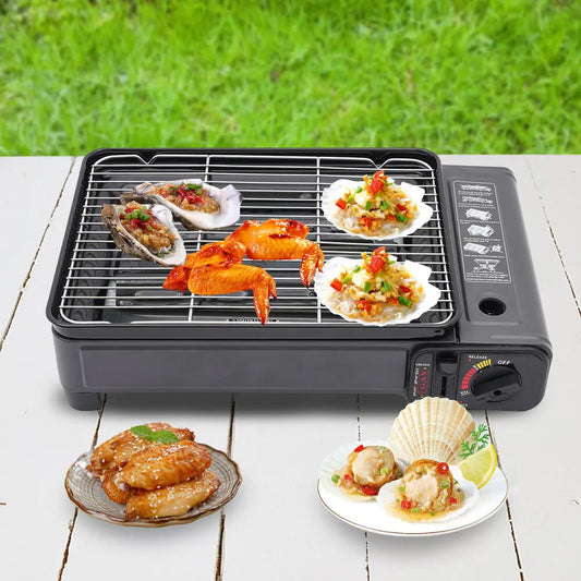 Portable Butane Grill Stove – Compact Gas Cooker for Camping, Traveling & Trekking