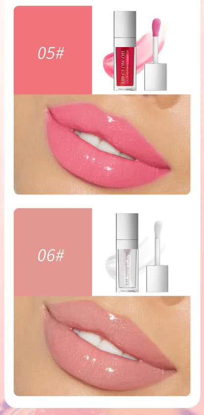 Crystal Jelly Lip Oil – Moisturizing & Plumping Tinted Lip Gloss for Sexy, Glossy Lips