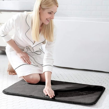 Absorbent Non-Slip Floor Mat – Coral Velvet Bath and Bathroom Door Mat | Anti-Slip Home Decoration