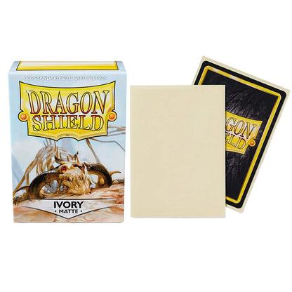 100PCS Dragon Shield Card Sleeves Box — Multicolor Matte Protectors for TCG, PTCG & Board Games