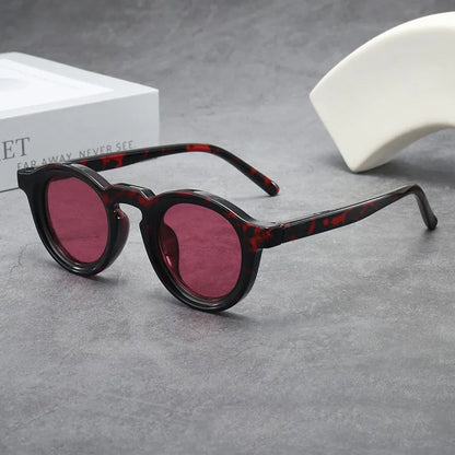 2025 Retro Round Small Frame Sunglasses — High-End UV Resistant Shades for Men & Women, Fashion Trend