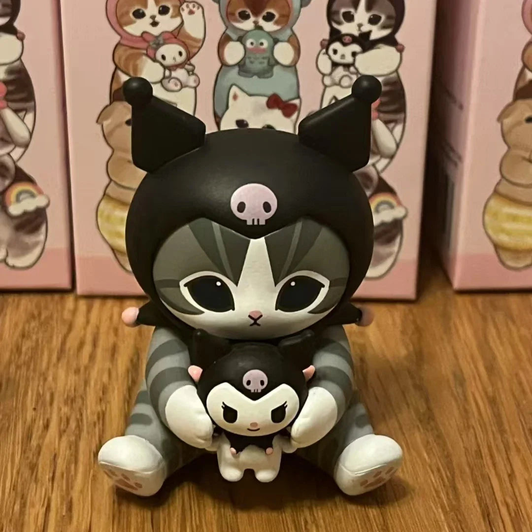 Mofusand Shark Cat Ugly Fish Blind Box Toy – Vinyl Doll Collectible for Display & Fashion Hobby Collection