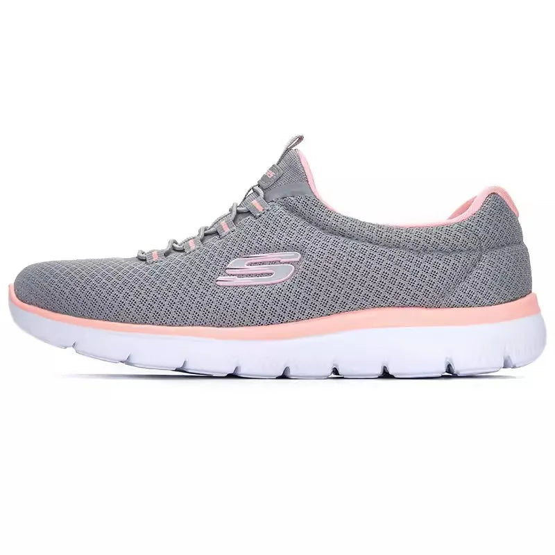 Skechers Women's Sneakers - Summer Breathable Mesh Running Shoes, Lightweight Cushioned Casual Jogging Shoes
