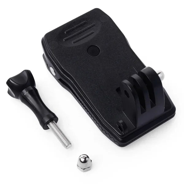 360° Rotary Hat Belt Backpack Clip – Camera Mount Clamp for GoPro Hero 2/3/3+/4/4 Session Skiing Action Accessories