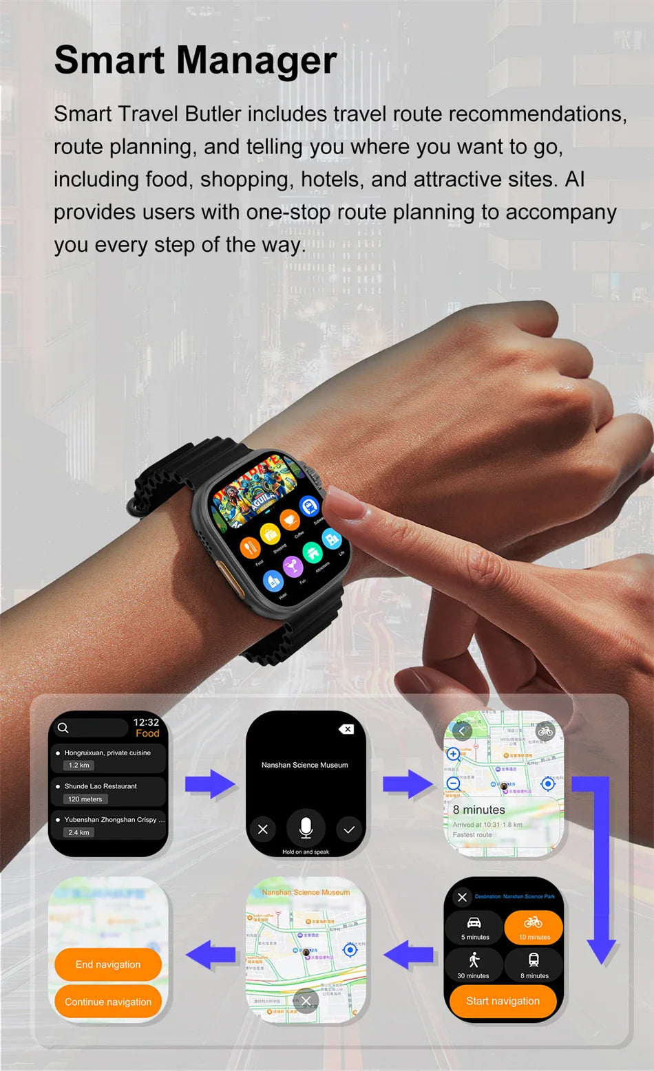 2025 DT Ultra 3 Pro Smartwatch – NFC, Bluetooth Call, Music & Video, Waterproof for Android & iOS, 32GB