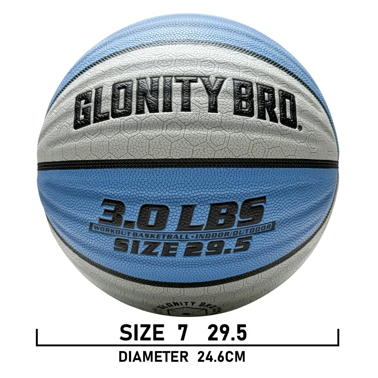 Heavy Weighted Basketball 28.5"/29.5" – Non-Slip Training Ball for Dribbling, Passing & Rebounding