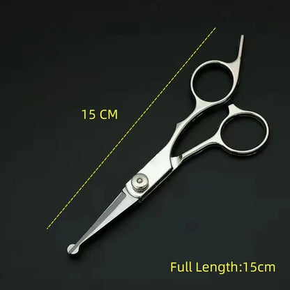 Pet Grooming Scissors Set – Professional Dog Hair Trimming Tools, Bent & Straight Scissors, Teddy Haircut Clippers