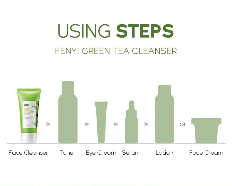Vitamin C Facial Cleanser — Deep Cleansing, Moisturizing Face Wash Foam, Blackhead Removal Skincare