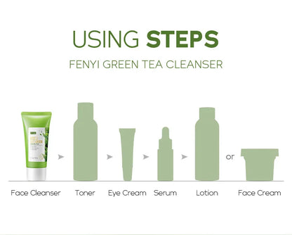 Vitamin C Facial Cleanser — Deep Cleansing, Moisturizing Face Wash Foam, Blackhead Removal Skincare