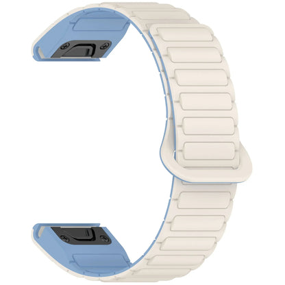 Silicone Magnetic QuickFit Strap for Garmin Fenix — Compatible with Fenix 8/7X/7/7S/5X/5S Plus/3HR (20mm, 22mm, 26mm)