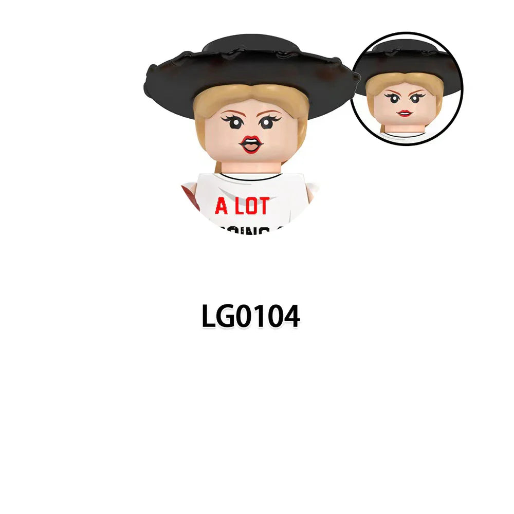 LG1015 Girls Building Blocks Princess Mini Dolls – Cute Kawaii Assemble Bricks Action Figures Kids Christmas Toy