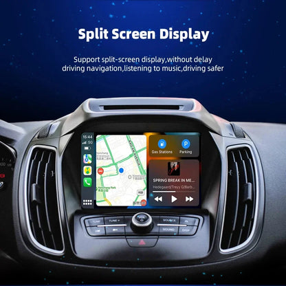 EKIY Wireless CarPlay Adapter - RGB Colorful Mini Smart Box with Bluetooth & WiFi | Plug and Play for Wired Apple CarPlay Cars