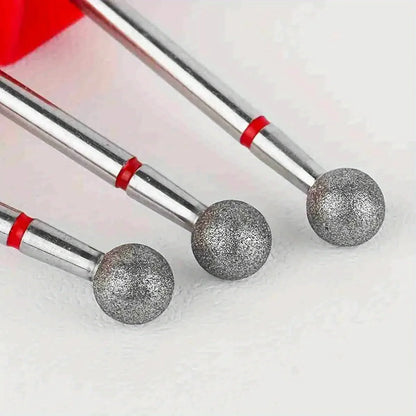 1/2/4Pcs Diamond Nail Drill Bit Set - Rotary Electric Milling Cutters for Manicure, Pedicure, Cuticle & Nail Tools Accessories