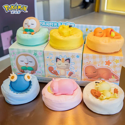 6 Styles Pokémon Starry Dream Series Figures — Pikachu, Meowth, Rowlet, Charmander, Gible Action Toys & Collectible Gifts