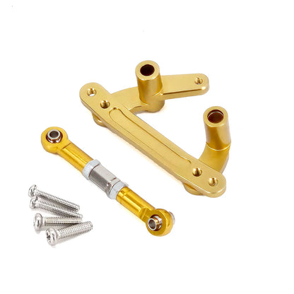 Upgraded Metal Suspension & Aluminum Parts Kit – Front & Rear Wheel Hubs, Bearings & Steering Rod for SCY16101/16102Pro/16104/SG116/Q130 RC Cars
