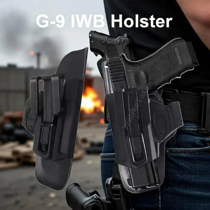 G-9 IWB Concealed Carry Holster – Universal Inner Waist Belt Gun Holster for G17, G19, G22, G23 Airsoft & Hunting Portable Carry Case