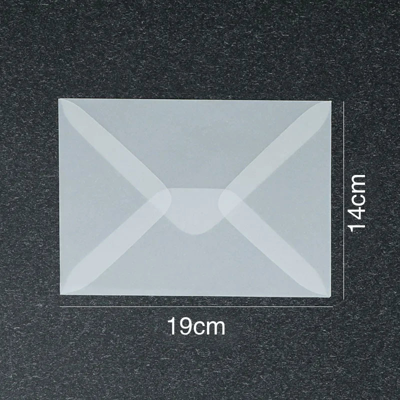50 Pcs Blank Translucent Envelopes – for Invitations, Postcards, Gift Boxes, Wedding & Business Letters