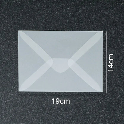 50 Pcs Blank Translucent Envelopes – for Invitations, Postcards, Gift Boxes, Wedding & Business Letters
