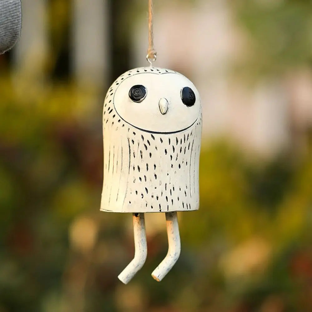 Resin Pet Wind Chime — Cute Animal Garden Pendant | Rural Home Decoration & Festival Gift Craftsmanship