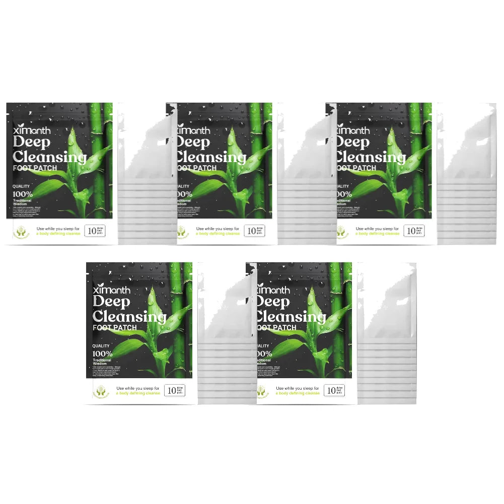 10PCS Herbal Detox Foot Patches – Deep Sleep & Stress Relief | Natural Foot Care Stickers for Body Detox & Relaxation