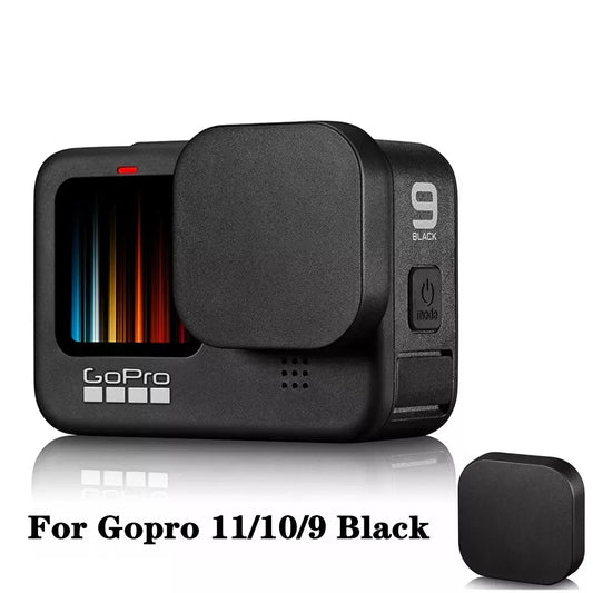 Silicone Lens Cap for GoPro Hero 12/11/10/9 Black – Anti-Drop, Dust-Resistant Lens Cover Protector