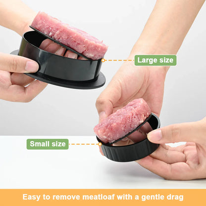 Hamburger Meat Press Maker - Non-Stick Round Shape Stuffed Burger Patties Grill Pie Press Mould - Kitchen Accessories