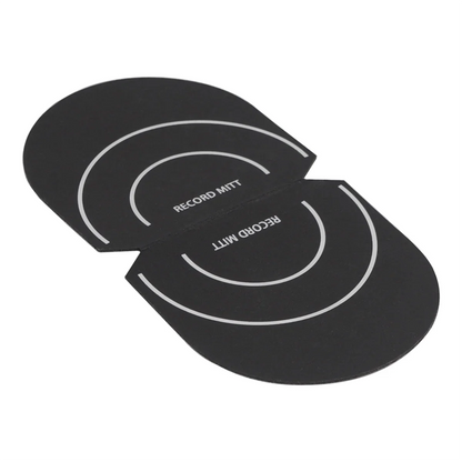 Record Cleaner Handler Mitt — Vinyl LP Disc Cleaning Pad for Fingerprint-Free Protection