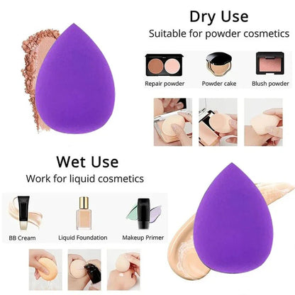 12PCS Velvet Triangle Makeup Sponges – Mini Finger Puffs & Beauty Eggs for Foundation and Liquid Makeup