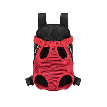 Double Shoulder Breathable Travel Pet Carrier Backpack – Mesh Front Bag for Small Dogs & Cats Outdoor